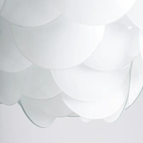 Suspension Elisha verre blanc et argent Vical Home — vue 4