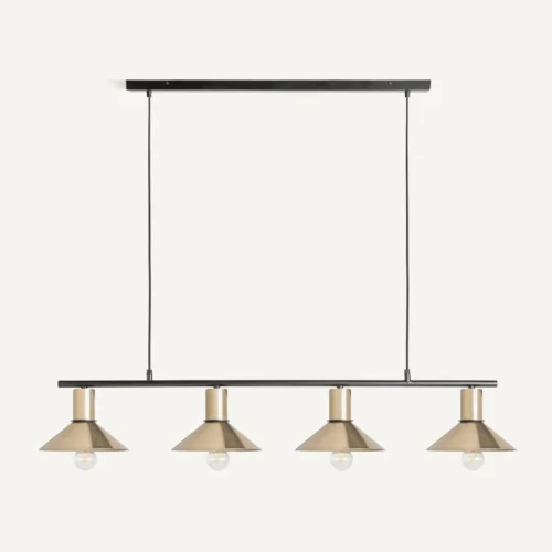 Suspension Elzach fer doré et noir Vical Home — vue 2