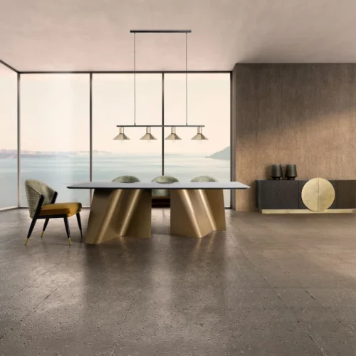 Suspension Elzach fer doré et noir Vical Home — vue 4