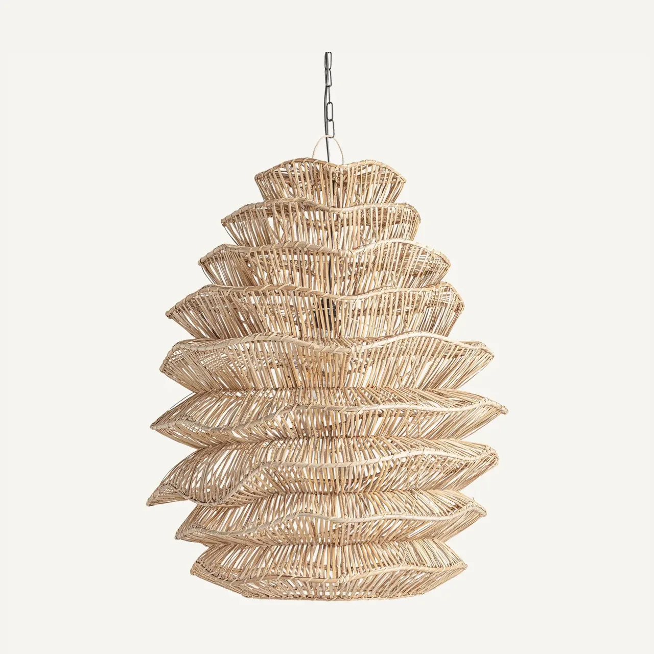 Suspension en rotin marron 80 cm Vical Home
