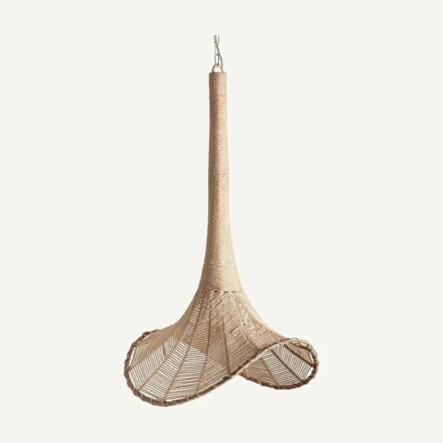 Suspension fibre naturelle beige Vical Home