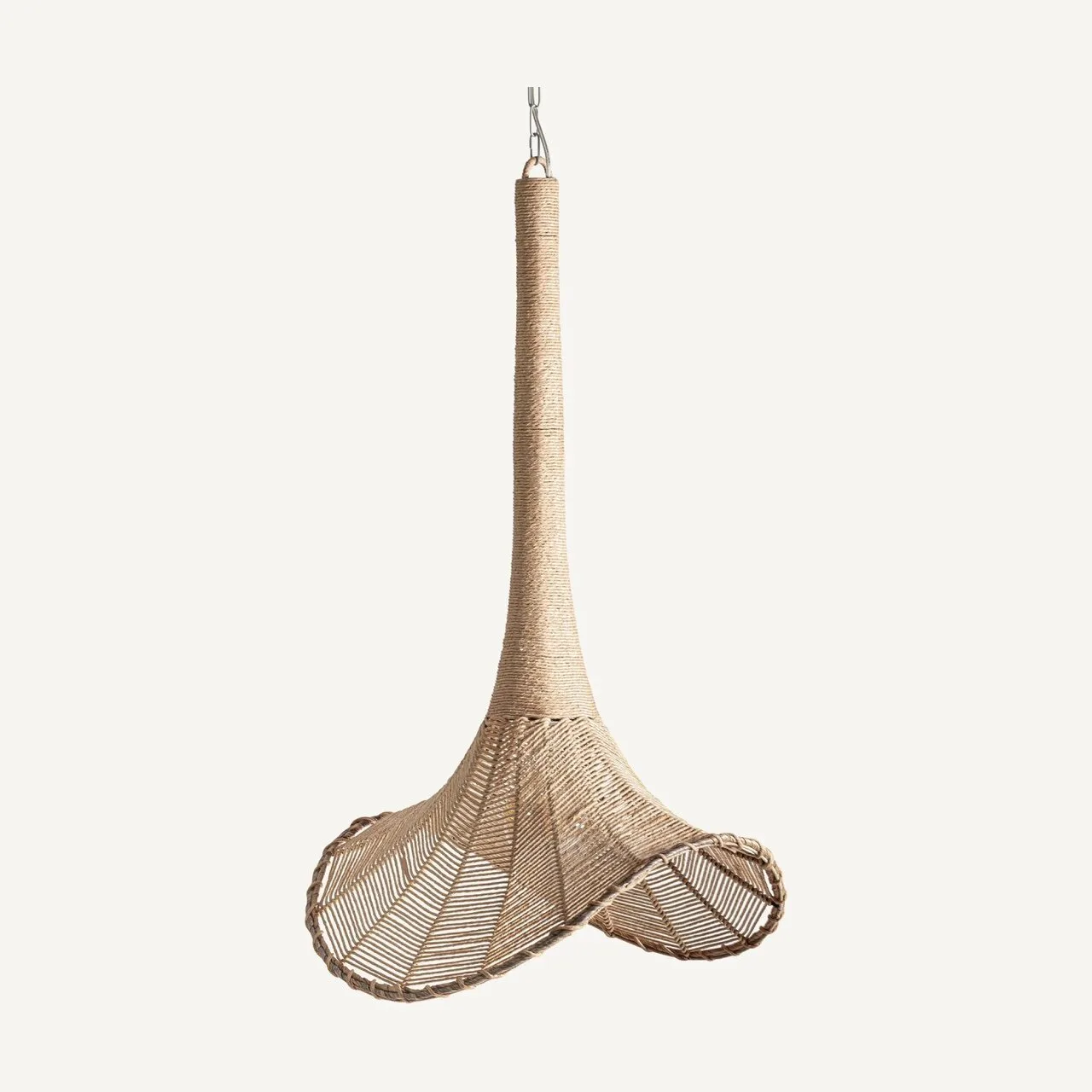 Suspension fibre naturelle beige Vical Home