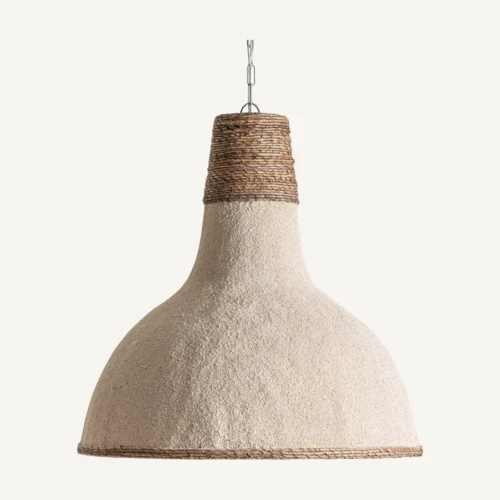 Suspension fibre naturelle marron et résine 61 cm Vical Home