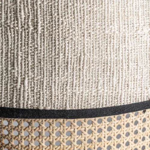 Suspension Glesse rotin et coton Vical Home — vue 3
