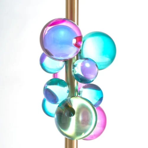 Suspension Inch fer multicolore et verre Vical Home — vue 3