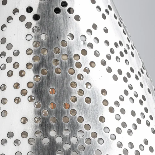 Suspension Jacquard acier argenté 120 cm Vical Home — vue 4