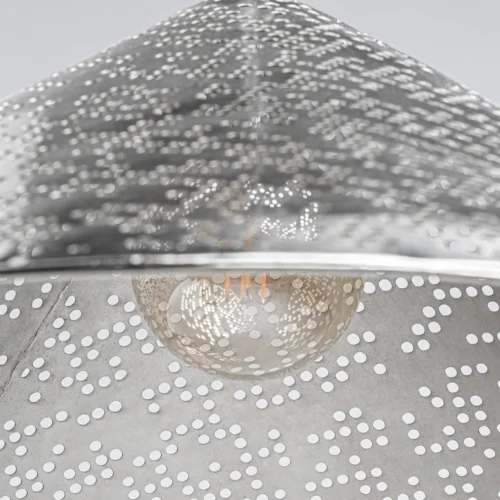Suspension Jacquard acier argenté 120 cm Vical Home — vue 6