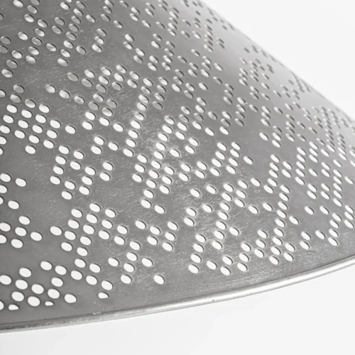 Suspension Jacquard acier argenté 90 cm Vical Home — vue 2