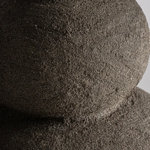 Suspension Jedrika grise papier mâché et béton Vical Home — vue 2
