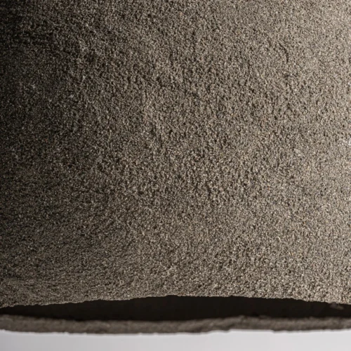 Suspension Jedrika grise papier mâché et béton Vical Home — vue 3