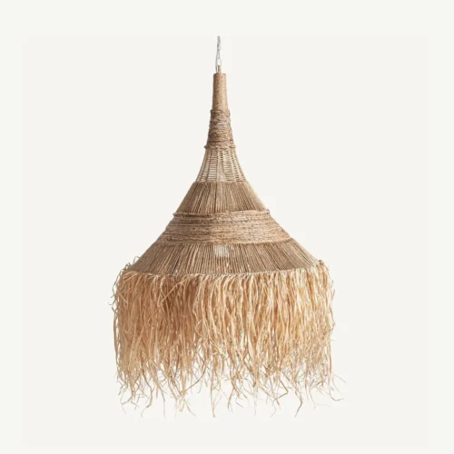 Suspension jute marron et fibre naturelle Vical Home