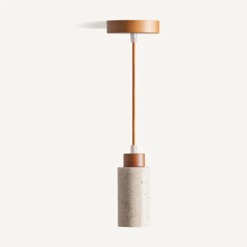 Suspension Kaple travertin beige Vical Home — vue 2
