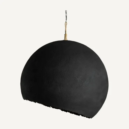 Suspension Lierop résine noire et doré 100 cm Vical Home