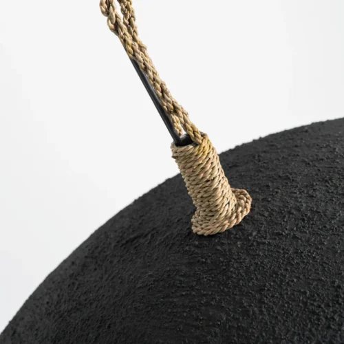 Suspension Lierop résine noire et doré 100 cm Vical Home — vue 3