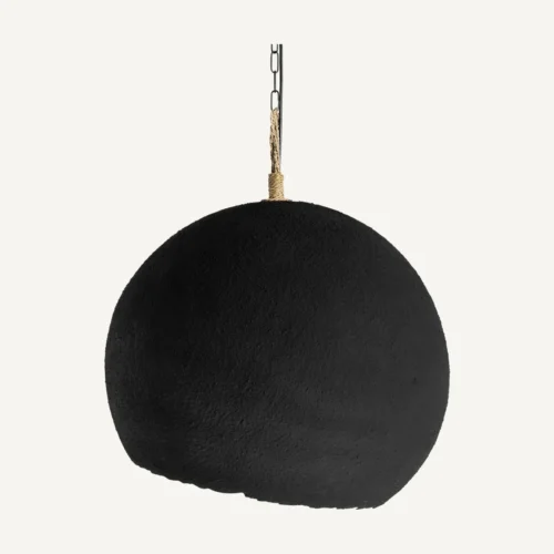 Suspension Lierop résine noire et doré 40 cm Vical Home