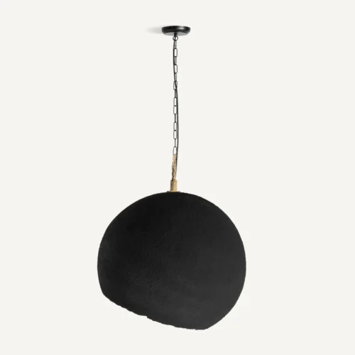 Suspension Lierop résine noire et doré 40 cm Vical Home — vue 2