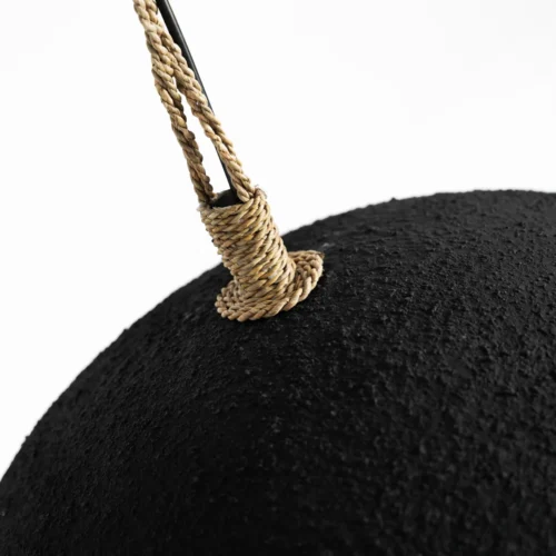 Suspension Lierop résine noire et doré 40 cm Vical Home — vue 3