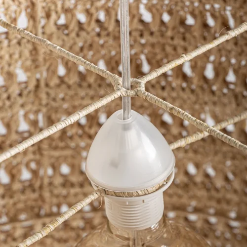 Suspension Meuzac fibre naturelle crème ensemble de 3 Vical Home — vue 3