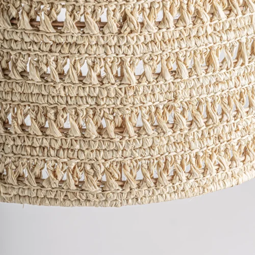 Suspension Meuzac fibre naturelle crème ensemble de 3 Vical Home — vue 4