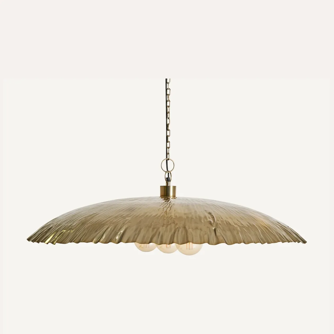 Suspension Nalha fer doré Vical Home