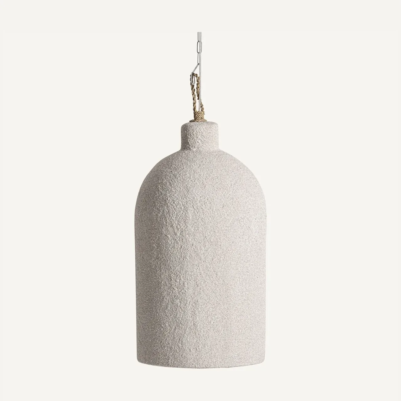 Suspension Narnai bois de suar beige 40 cm Vical Home