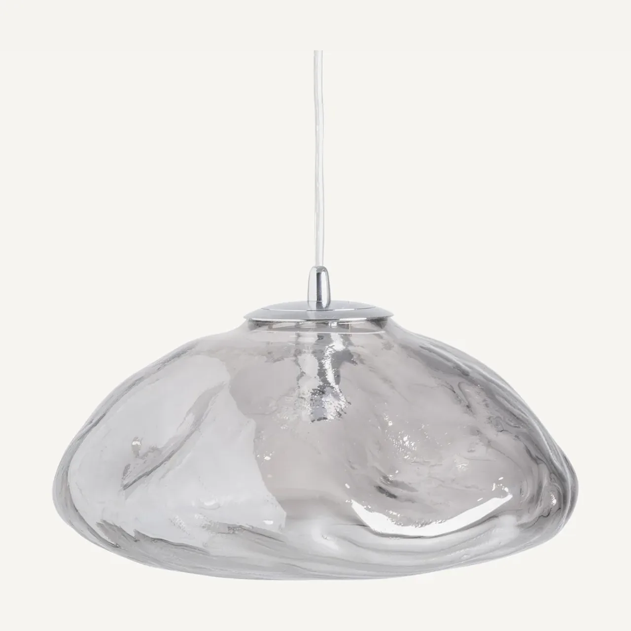 Suspension Nataly verre fumé 35 cm Vical Home