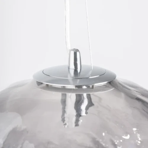 Suspension Nataly verre fumé 35 cm Vical Home — vue 4