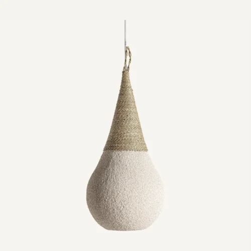 Vical Home Suspension Nyland résine crème et jute 30 cm Vical Home