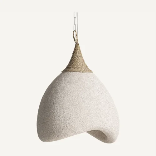 Vical Home Suspension Nyland résine crème et jute 42 cm Vical Home