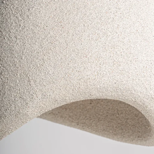 Suspension Nyland résine crème et jute 42 cm Vical Home — vue 5