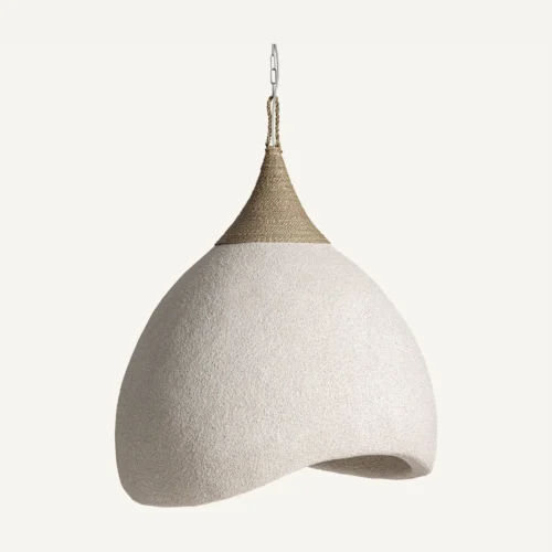 Vical Home Suspension Nyland résine crème et jute 80 cm Vical Home
