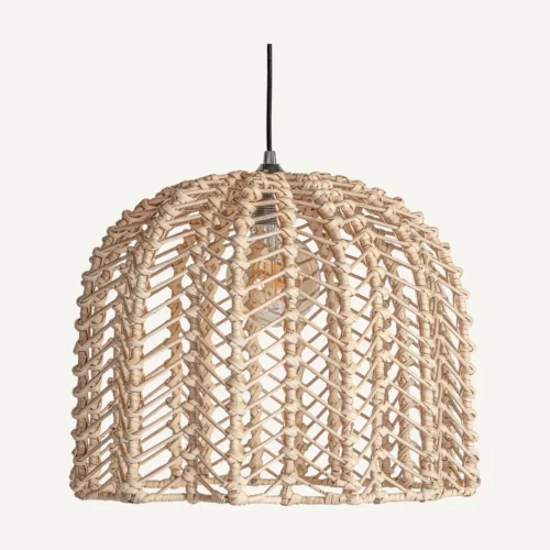Suspension Plissé Rattan rotin marron Vical Home