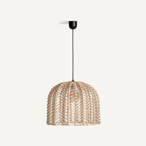 Suspension Plissé Rattan rotin marron Vical Home — vue 2