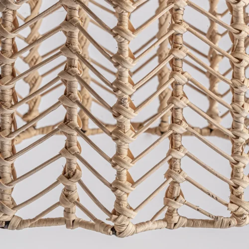 Suspension Plissé Rattan rotin marron Vical Home — vue 3