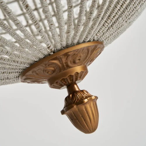 Suspension Pluwig laiton doré et verre 64 cm Vical Home — vue 5