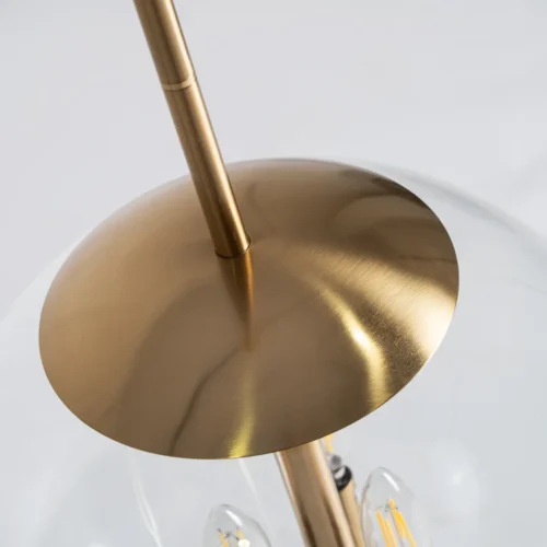 Suspension Sahi verre transparent et doré Vical Home — vue 3