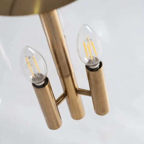 Suspension Sahi verre transparent et doré Vical Home — vue 4