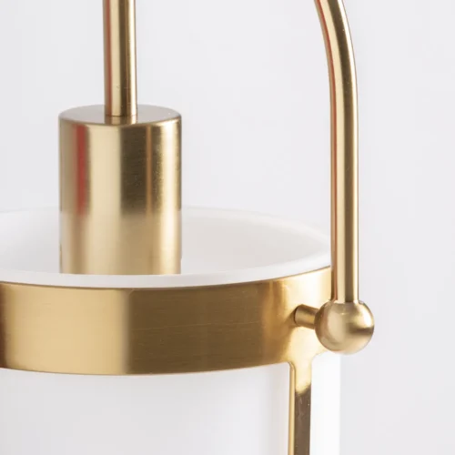 Suspension Sahune verre ivoire et or vieilli Vical Home — vue 3