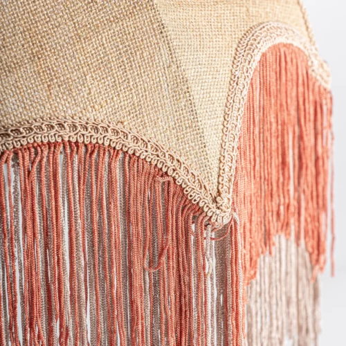 Suspension Sakhsa jute beige et orange Vical Home — vue 3
