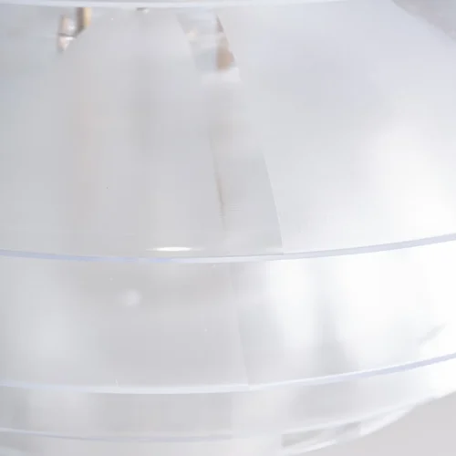 Suspension Sasha acrylique blanc et or vieilli Vical Home — vue 3