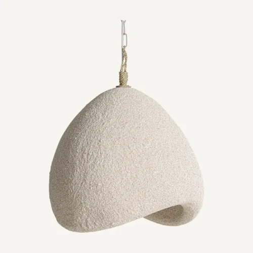 Vical Home Suspension Sibille résine blanc cassé rugueuse 43 cm Vical Home