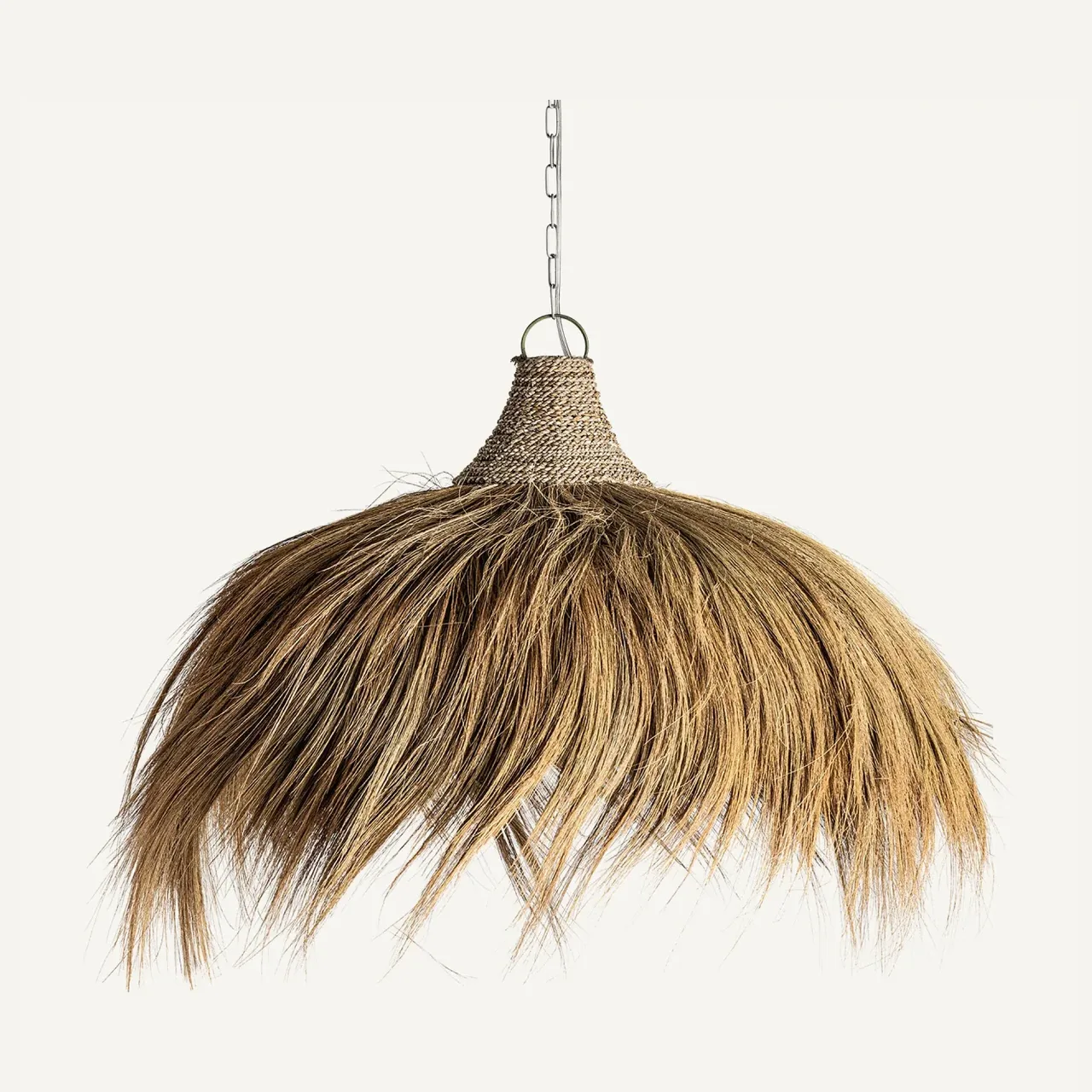 Suspension Sinko fibre naturelle marron et fer Vical Home