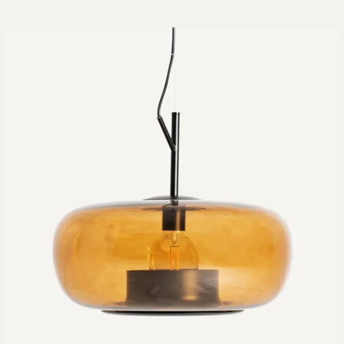 Suspension Solaris verre ambré Vical Home