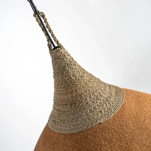 Suspension Swolgen résine terre cuite 60 cm Vical Home — vue 3