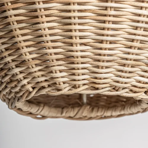 Suspension Tekax rotin marron 43 cm Vical Home — vue 4