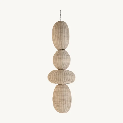 Suspension Tekax rotin marron 43 cm Vical Home — vue 7
