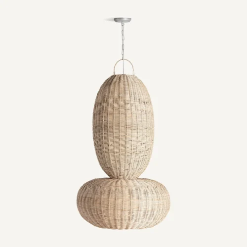 Suspension Tekax rotin marron 43 cm Vical Home — vue 9