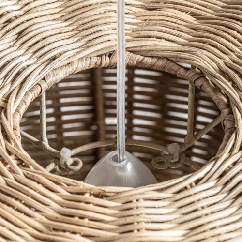 Suspension Tekax rotin marron 60 cm Vical Home — vue 5