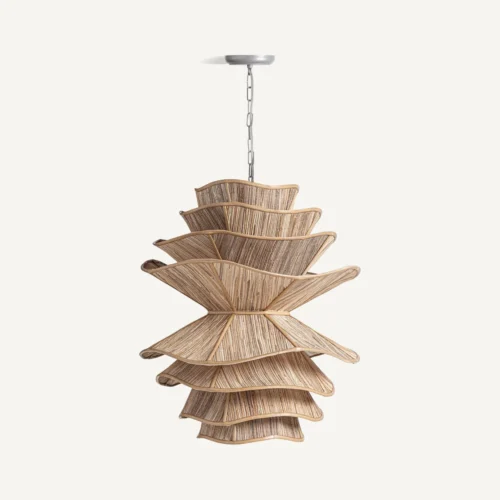 Suspension Thenny bois de coco marron Vical Home — vue 2