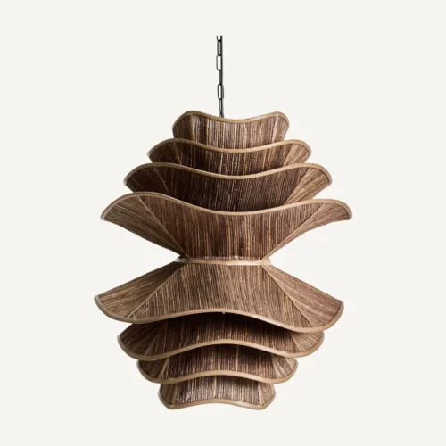 Suspension Thenny fibre naturelle marron Vical Home